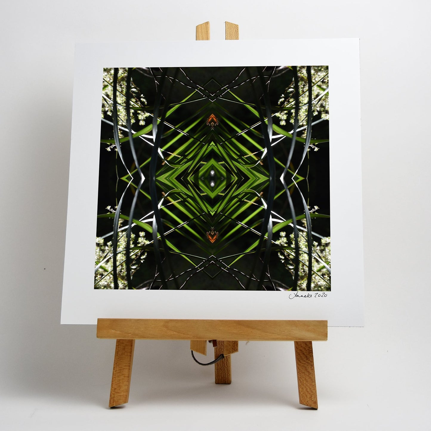 Dark Ruatahi Portal 2 - Small Mandala Print