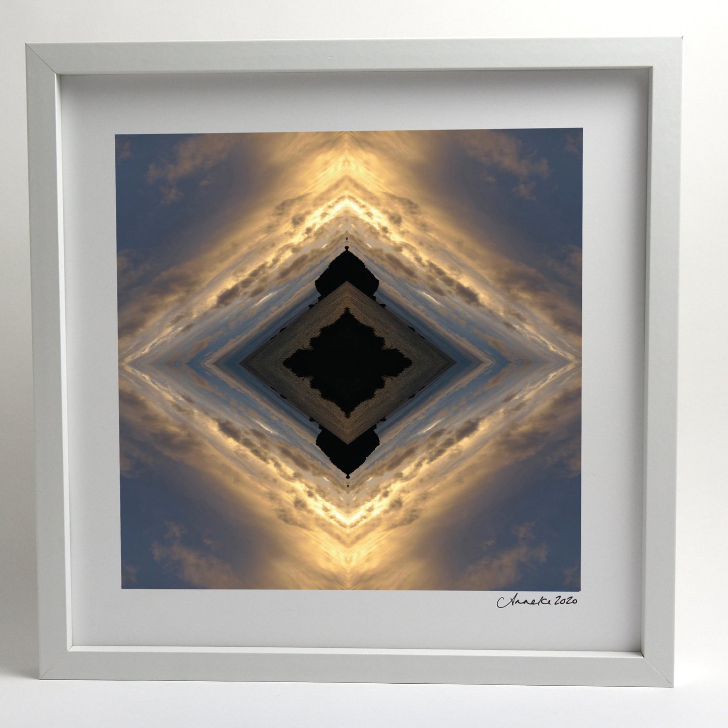 Golden Bay - Small Mandala Print