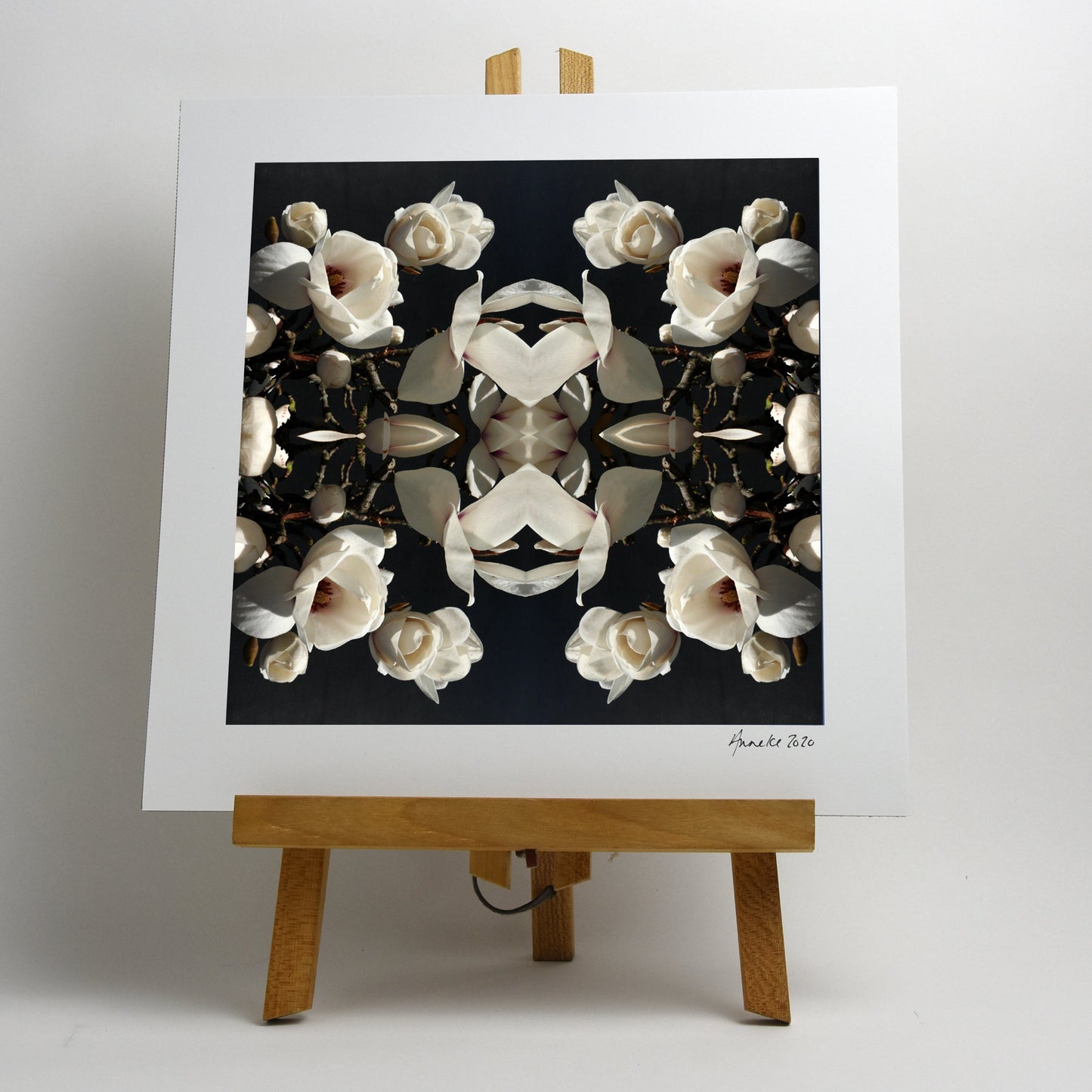 Magnolia Light 1 - Small Mandala Print