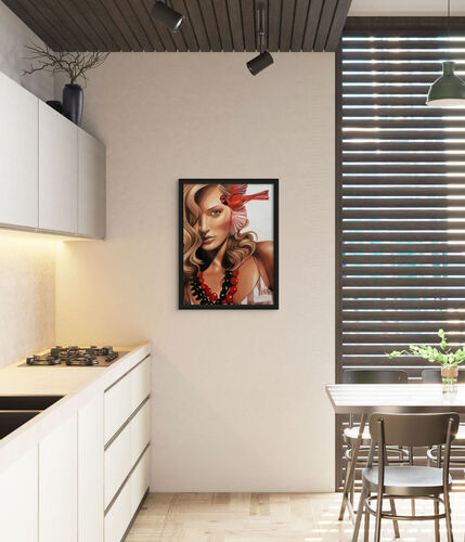 Red Cardinal Framed print