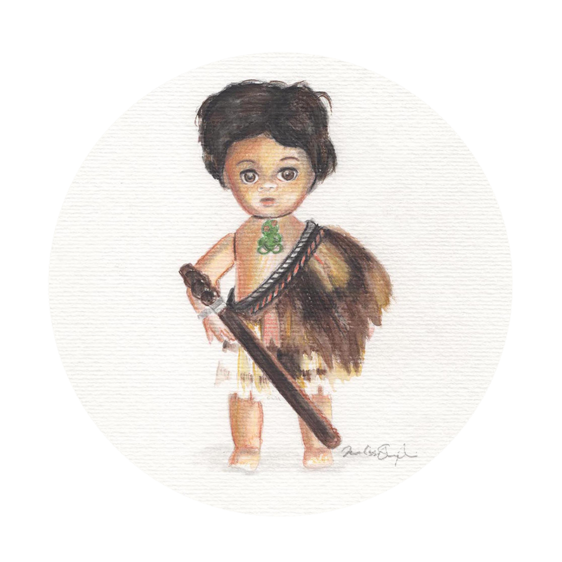 Te Hira, Koa, and Hine - 3 framed Prints