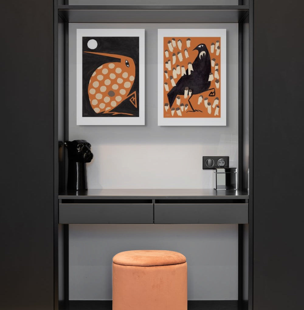 Little Spotted Kiwi - Orange