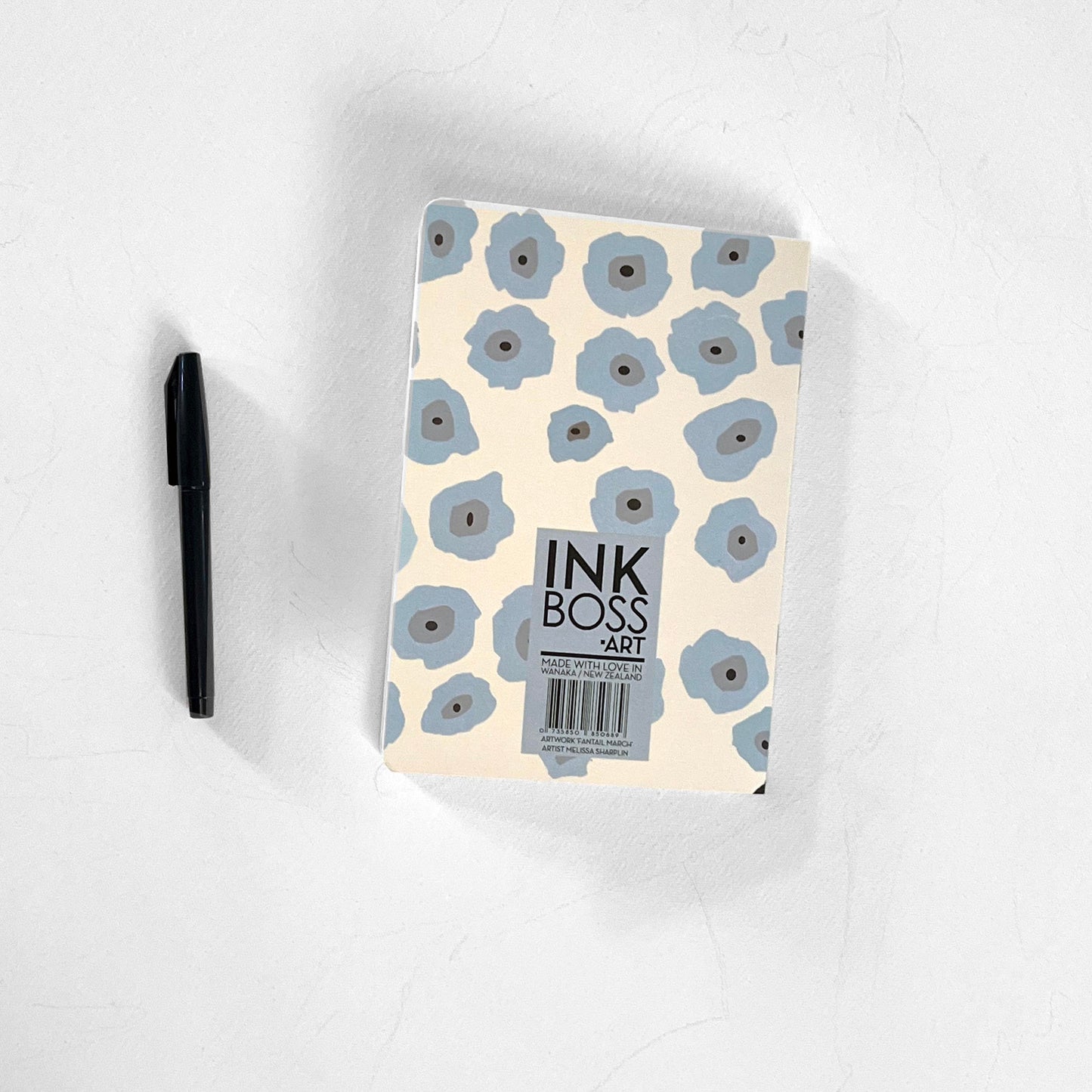 Fantail March Blue Notebook