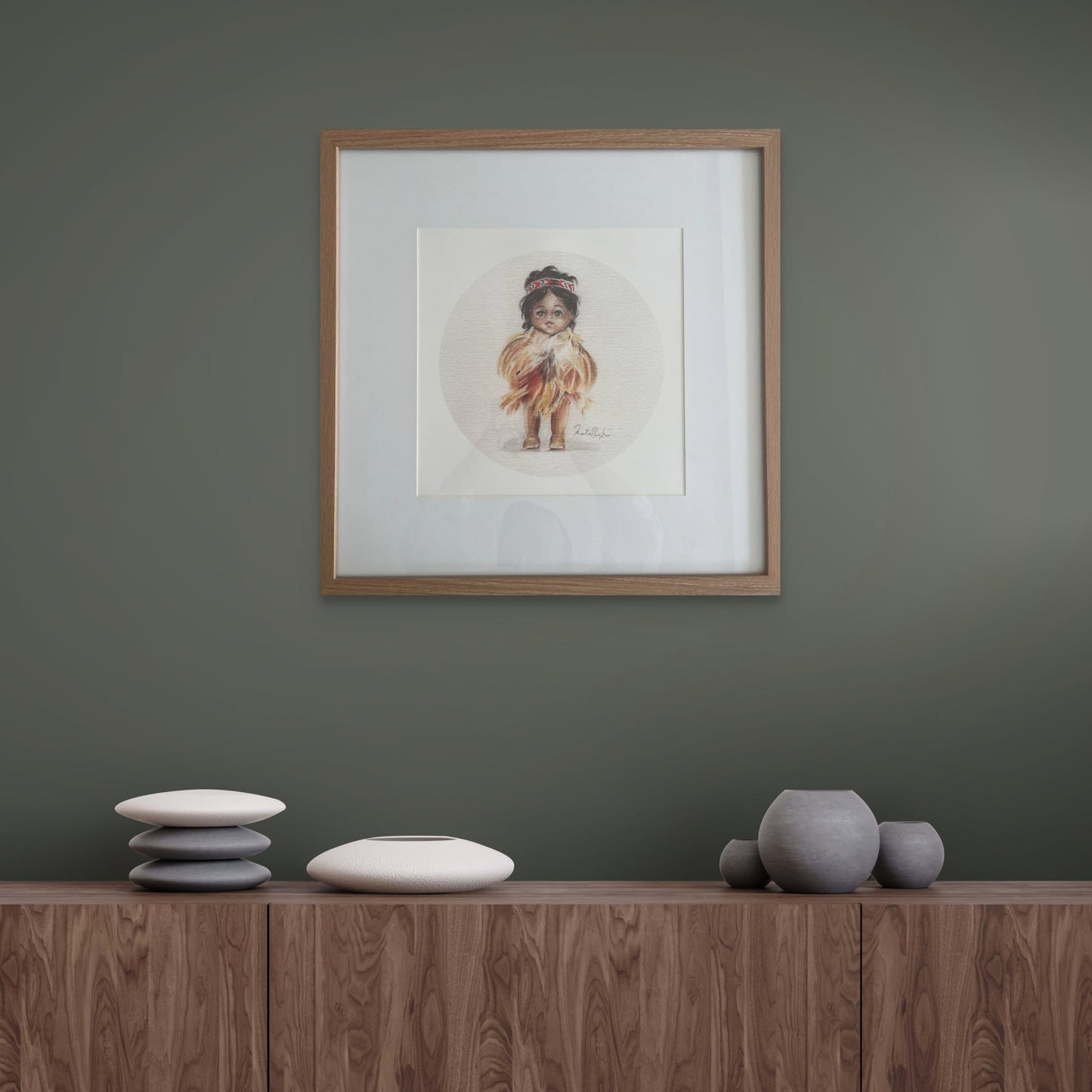 Hine framed