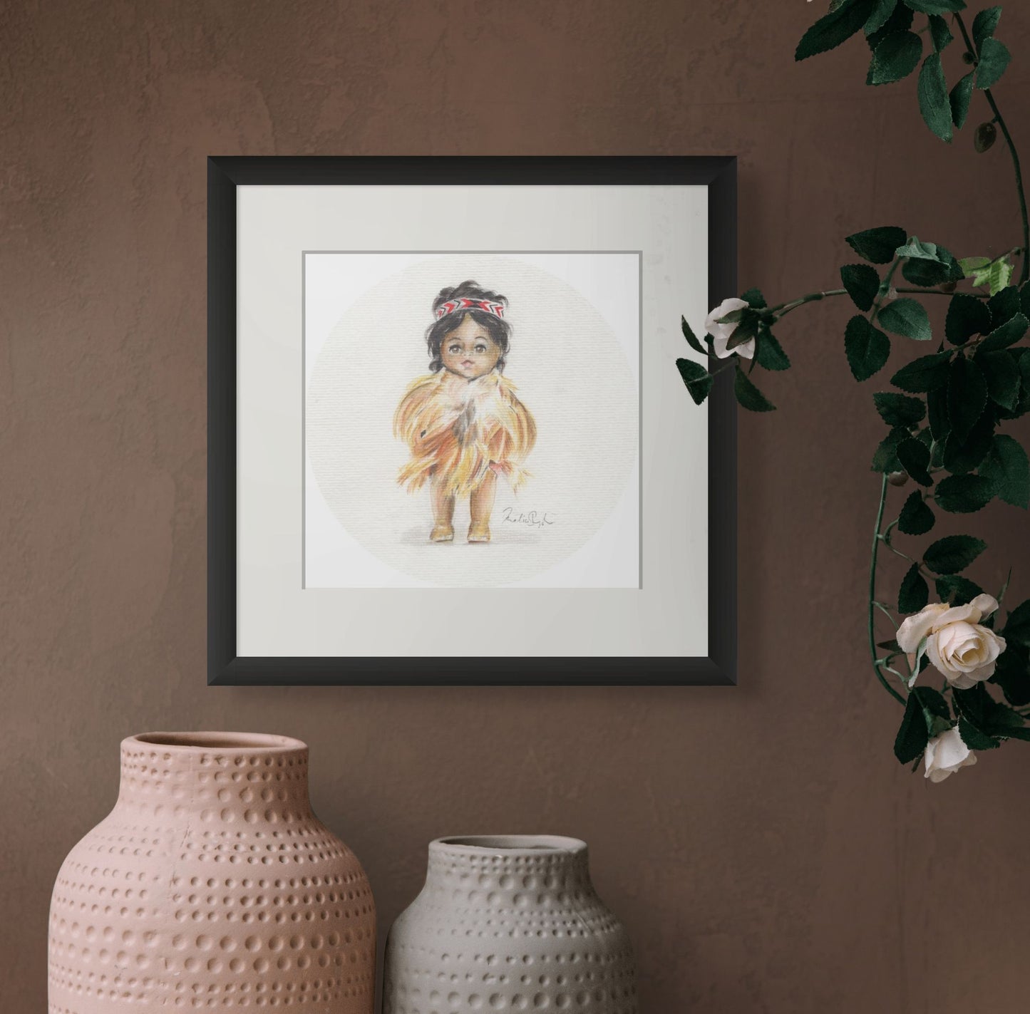 Te Hira, Koa, and Hine - 3 framed Prints