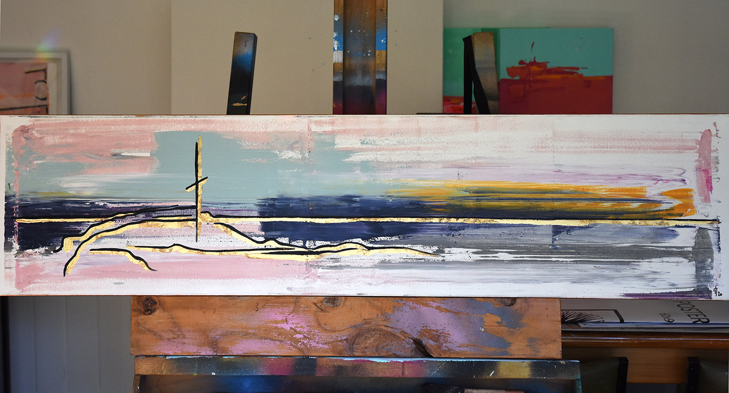 Sumner Nights - Cave Rock on Canvas