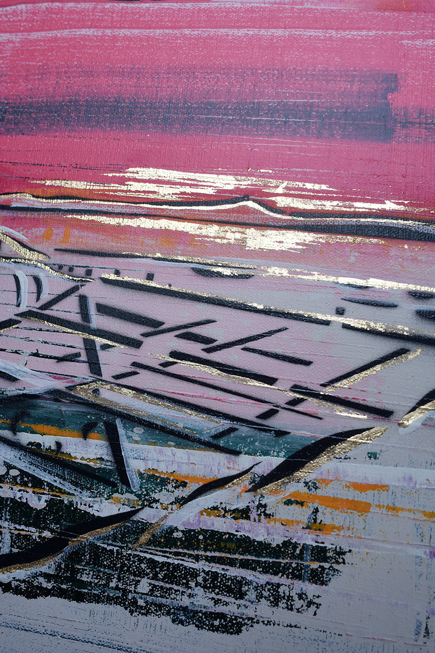 Sumner Nights - From Above on canvas