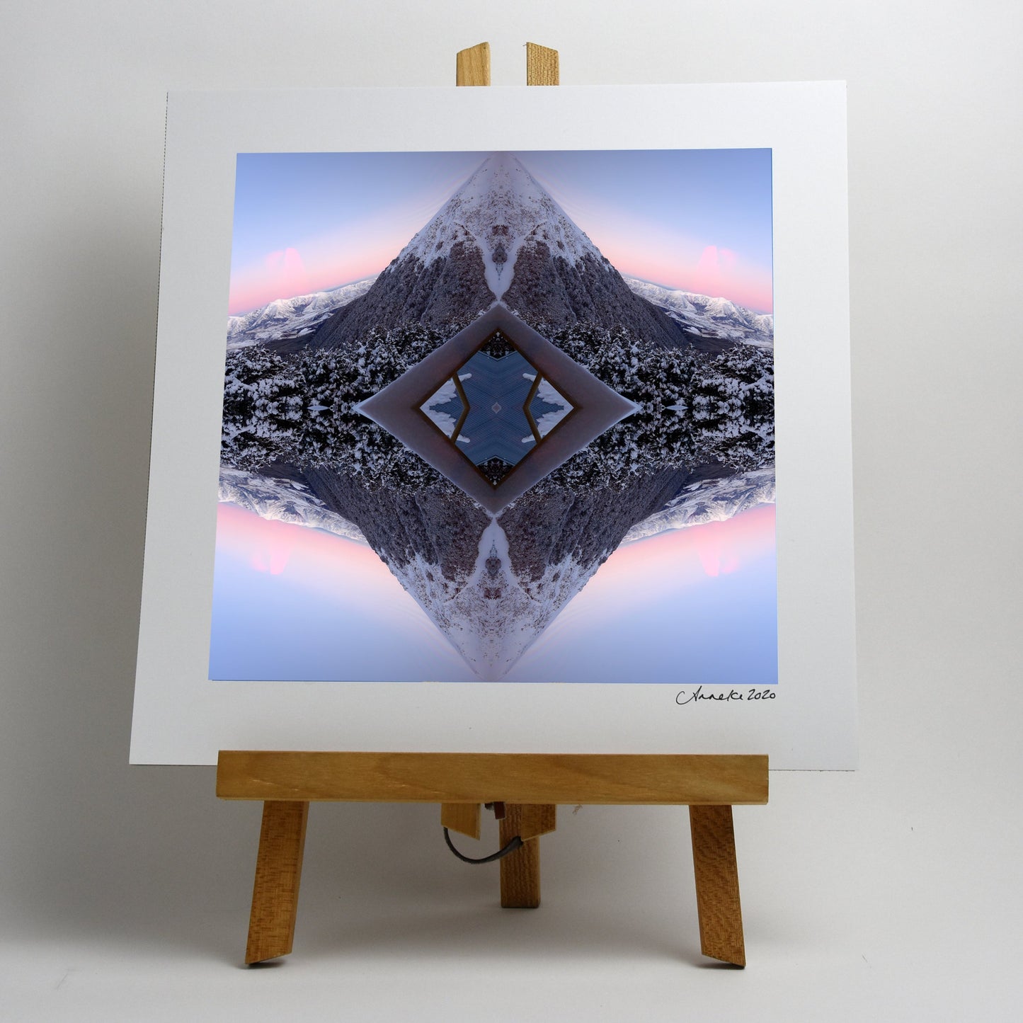 Broken River - Small Mandala Print