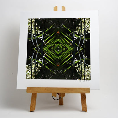 Dark Ruatahi Portal 2 - Small Mandala Print