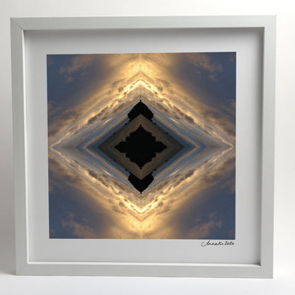 Golden Bay - Small Mandala Print