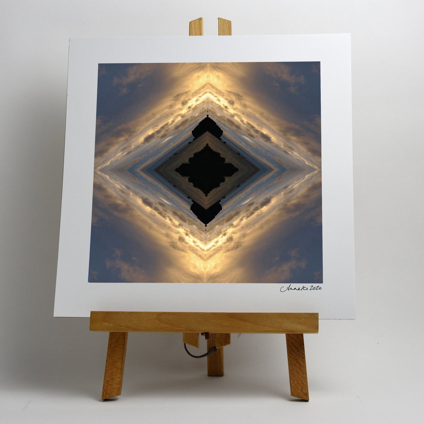 Golden Bay - Small Mandala Print
