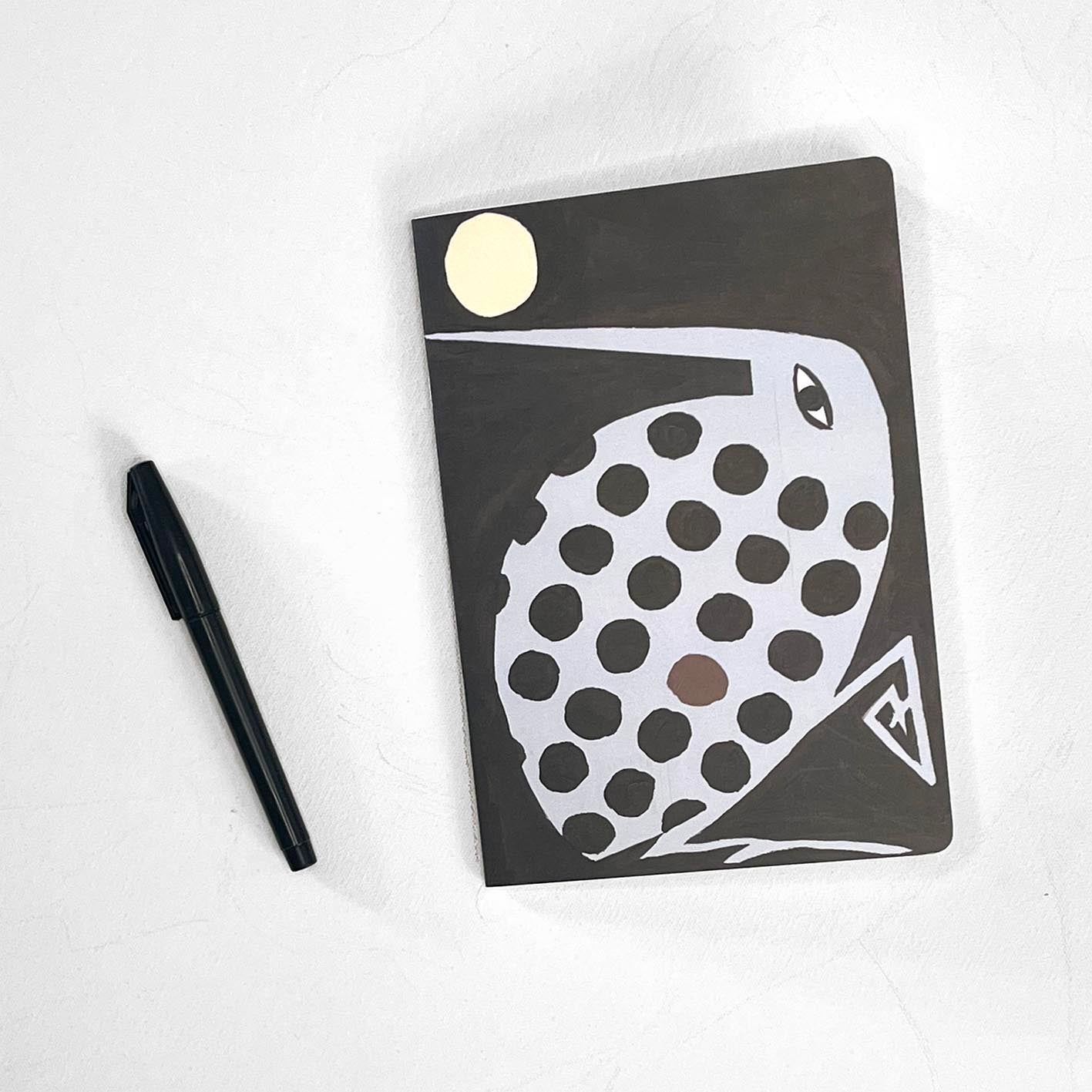 Little Spotted Kiwi Blue Notebook