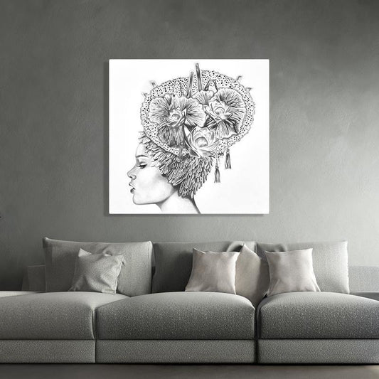 Amelia Lotus Framed