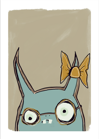 Monster w Mustard Bow