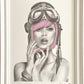 Miss Aviator Framed