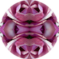 Magnolia Heart 2 - Small Mandala Print