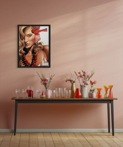 Red Cardinal Framed print