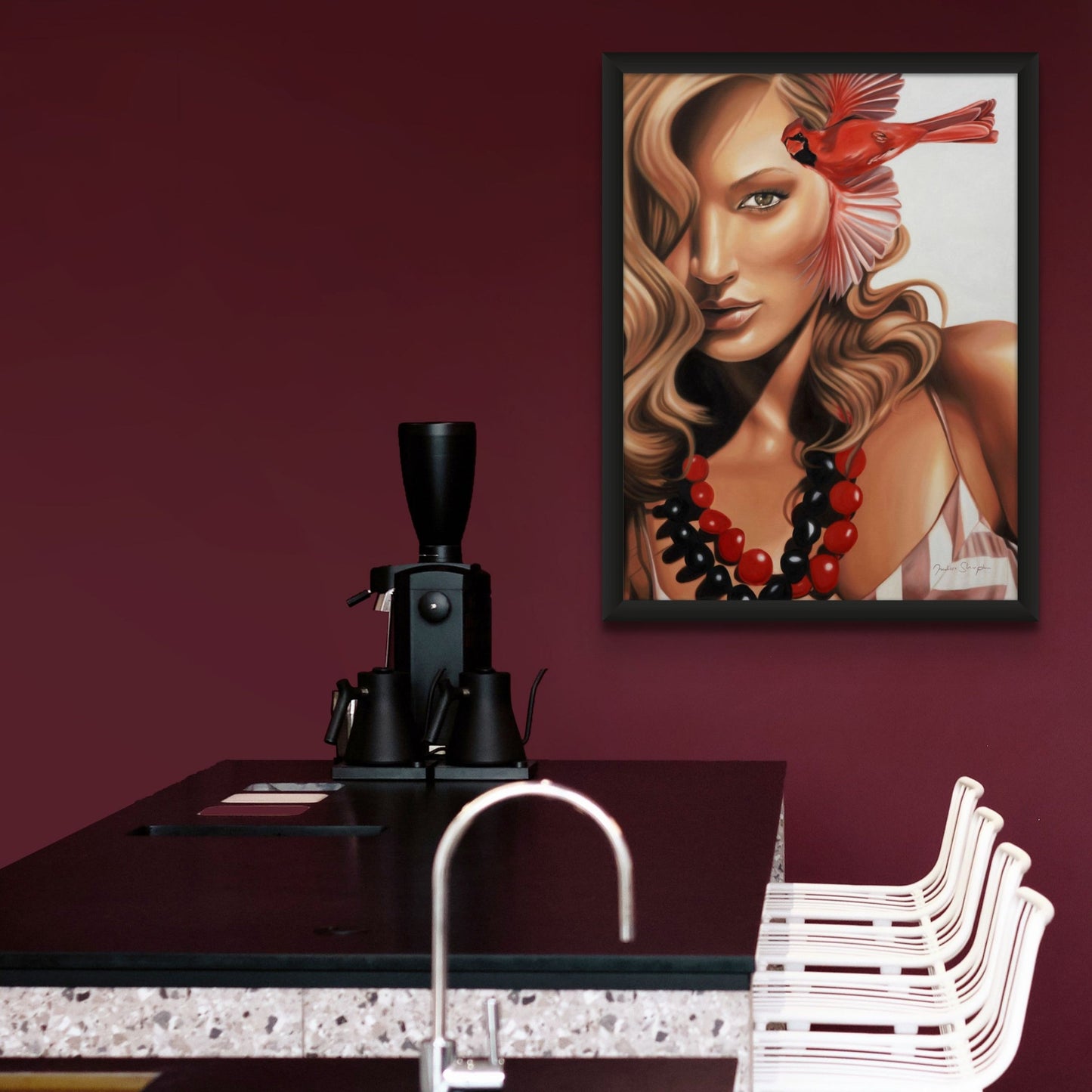 Red Cardinal Framed print