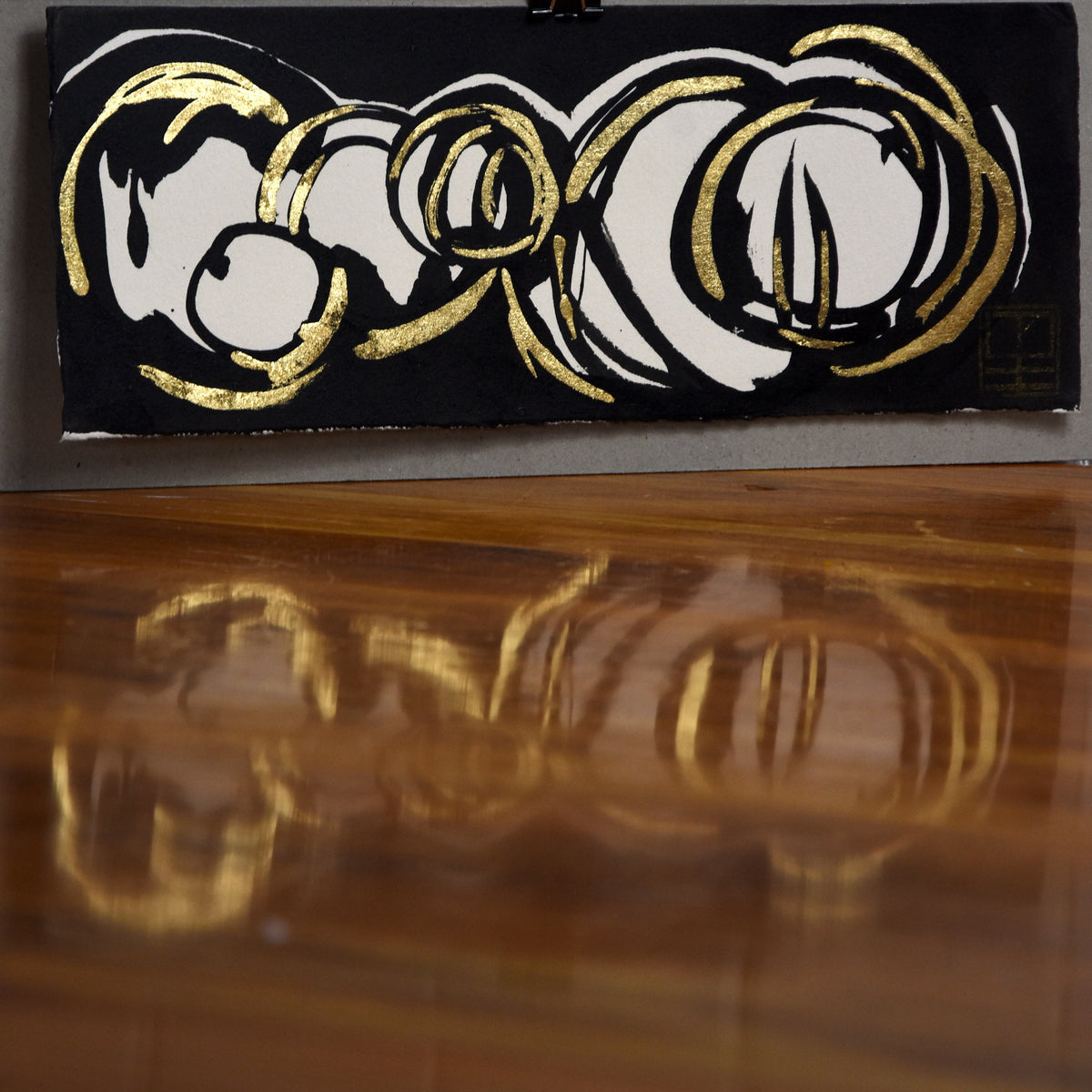 Black & Gold on Archival #16