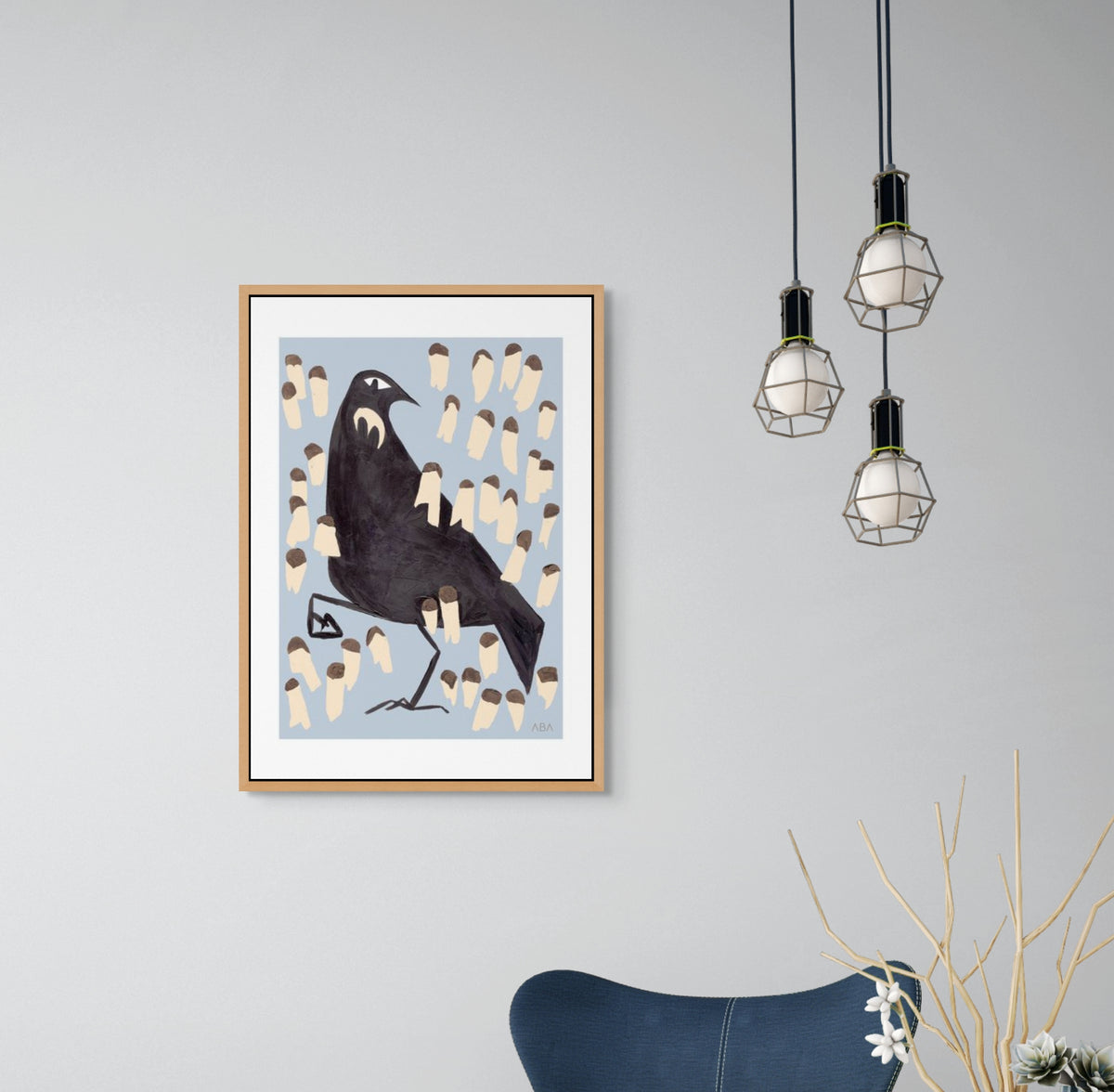 Tūī March - Blue – Art Boss Art