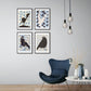 Swallow Bird - Blue