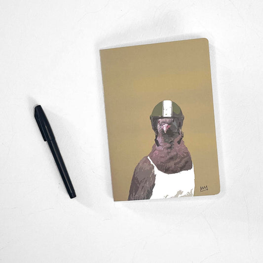 Kererū Crash Helmet Notebook