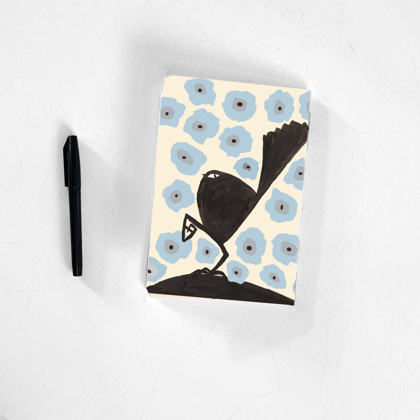 Fantail March Blue Notebook