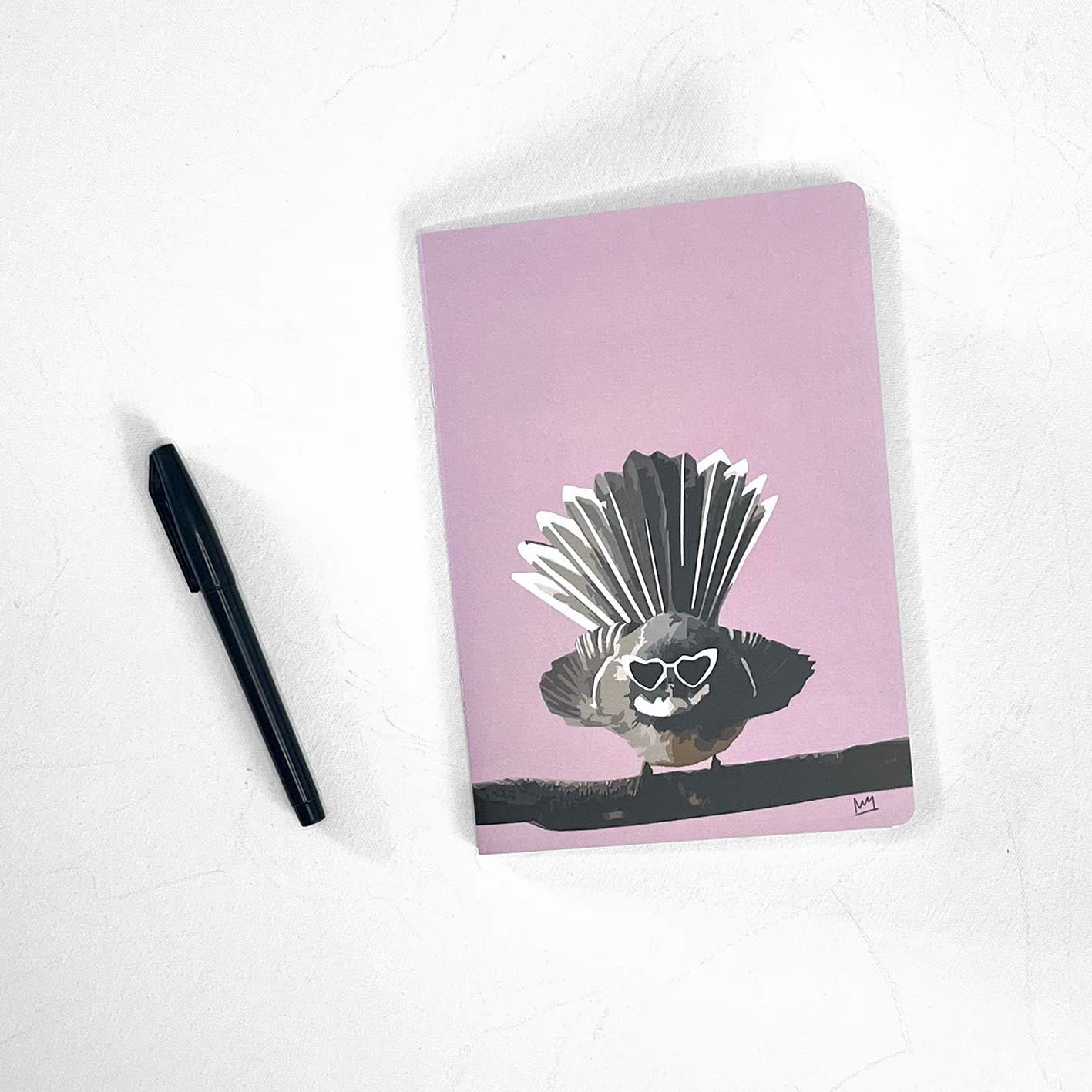 Fantail Heart Notebook