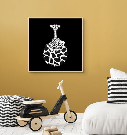 Giraffe B&W