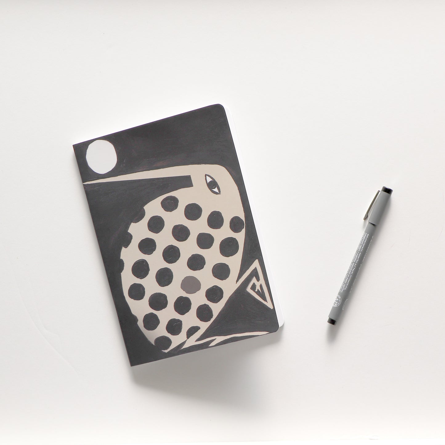 Little spotted Kiwi Beige Notebook