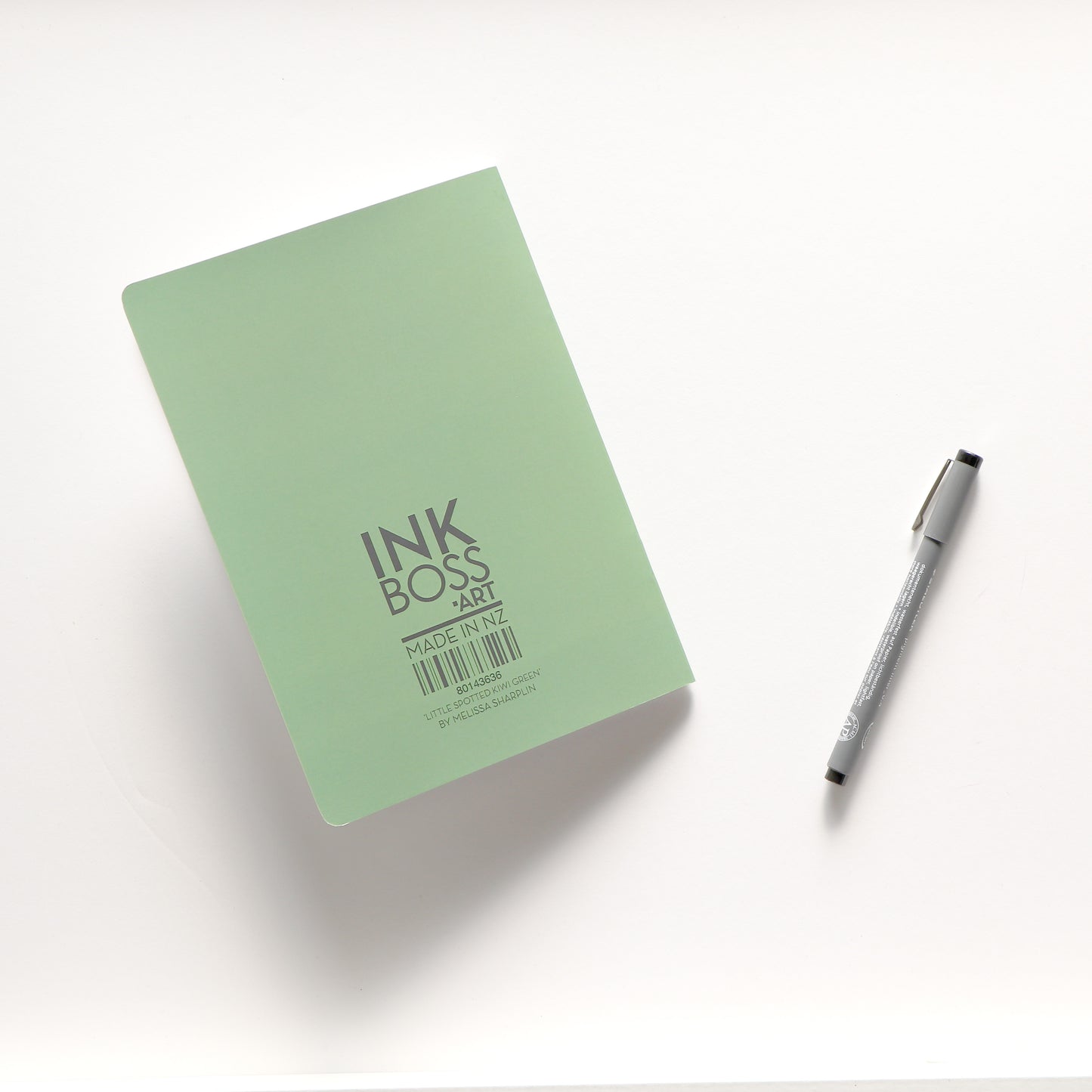 Little spotted Kiwi Green Notebook