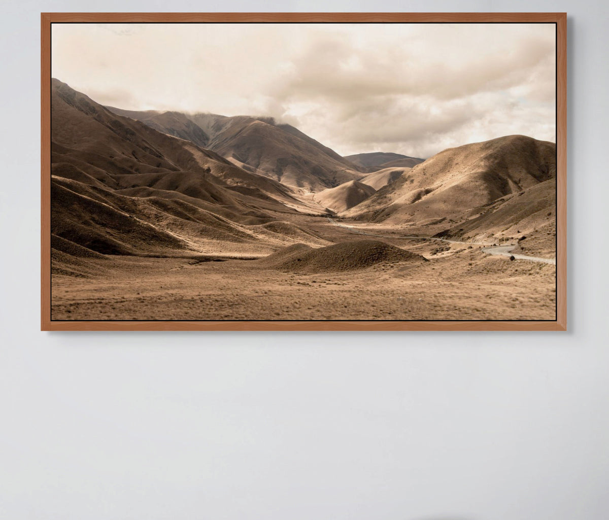 Lindis Pass in Sepia