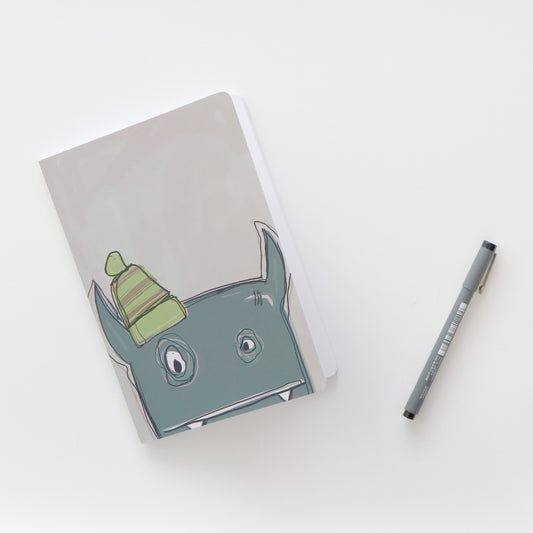 Green Beany Monster Notebook