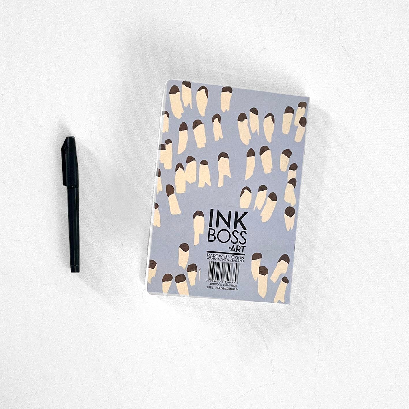 Tūī March Blue Notebook