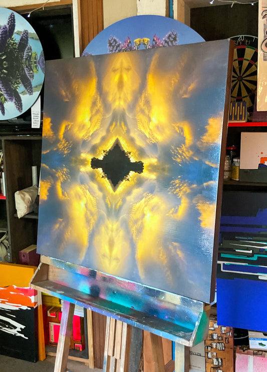 Source light Mandala - one-off print